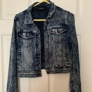 Cropped Soft Stretchy “Jean” Jacket